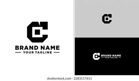 LETTER C LOGO FUTURISTIC SOFTWARE APPLICATION EDITABLE