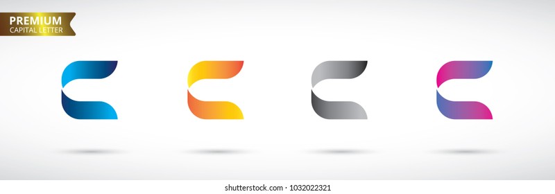 Letter C logo icon design template elements