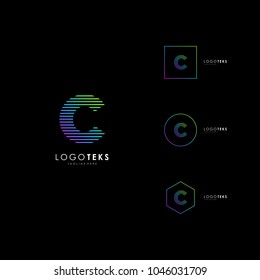 Letter C logo icon design template elements