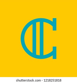 Letter C logo. Icon design. Template elements - vector sign