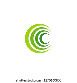 Letter C logo icon design template elements, Initial C logo design concept - Vector