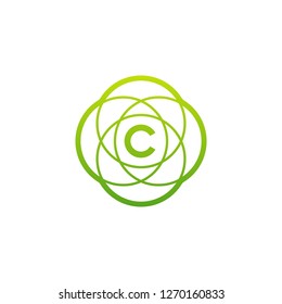 Letter C logo icon design template elements, Initial C logo design concept - Vector