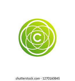 Letter C logo icon design template elements, Initial C logo design concept - Vector