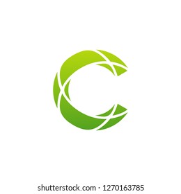 Letter C logo icon design template elements, Initial C logo design concept - Vector