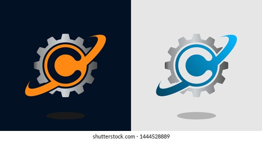 Letter C logo icon design template elements