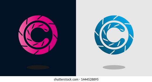 Letter C logo icon design template elements