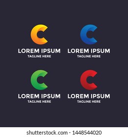 Letter C logo icon design template elements - vector sign.