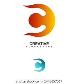 Letter C logo icon design template elements