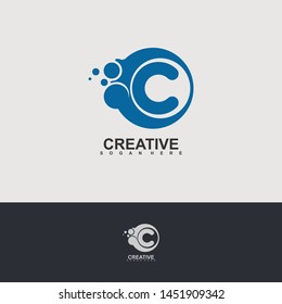 Letter C logo icon design template elements