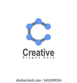 Letter C logo icon design template elements
