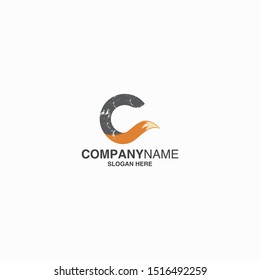 Letter C Logo Icon Design Template Stock Vector