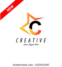 Letter C logo icon design template elements
