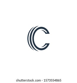Design-Vorlagenelemente für das Logo Buchstabe C