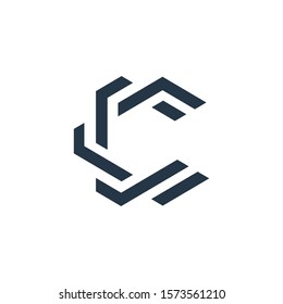 Letter C logo icon design template elements