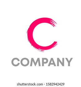 Letter C logo icon design template sign