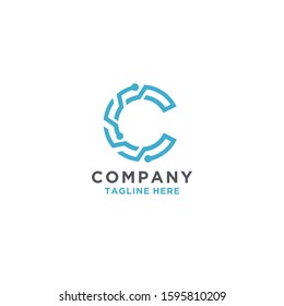 Letter C logo icon design vector template elements.