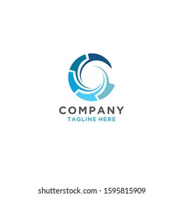 Letter C logo icon design template elements.