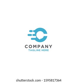 Letter C logo icon design template elements.