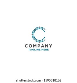 Letter C logo icon design vector template elements.