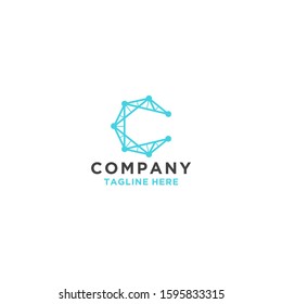 Letter C logo icon design vector template elements.