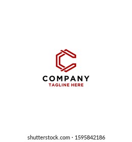 Letter C logo icon design vector template elements.