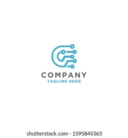 Letter C logo icon design vector template elements.