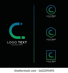 Letter C logo icon design template elements