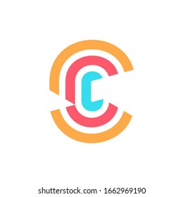 Letter C logo. Icon design. Template elements - vector sign