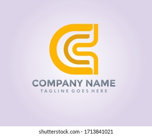 Letter C Logo Icon Design Template. Technology Abstract Line Connection Circle Vector Logotype