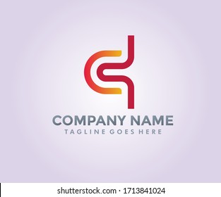 Letter C Logo Icon Design Template. Technology Abstract Line Connection Circle Vector Logotype