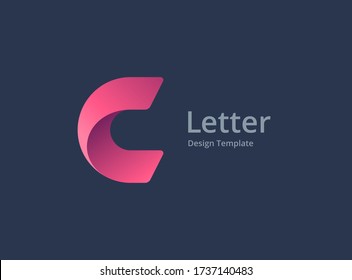 Letter C logo icon design template elements