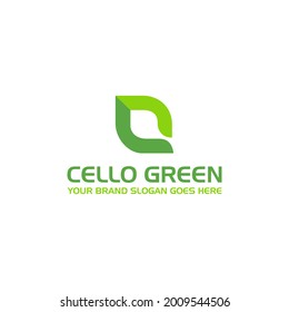Letter C logo icon design template elements. Vector color sign. C letter communicate logo. Business or educational consult, green colored volume sign.