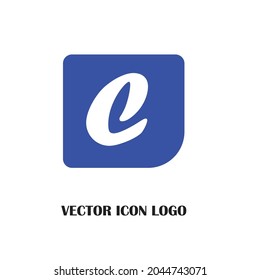 Elementos de la plantilla de diseño de iconos del logotipo de la letra C