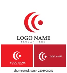 Letter C and C logo icon design template elements