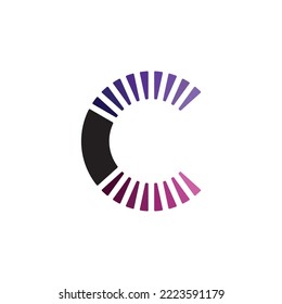 letter c logo icon design logotype