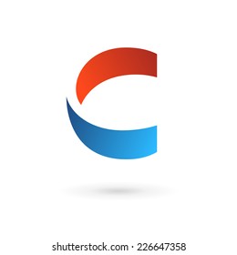 Letter C logo icon design template elements 