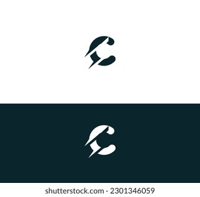 Letter C logo icon design template elements. Vector color sign.