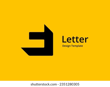 Elementos de la plantilla de diseño de iconos del logotipo de la letra C