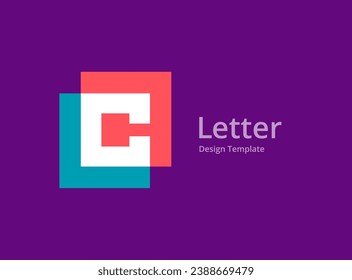 Letter C logo icon design template elements