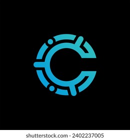Letter C logo icon design template elements