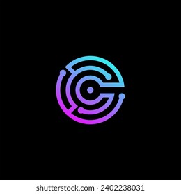 Letter C logo icon design template elements