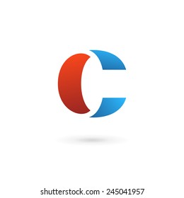 Letter C logo icon design template elements 