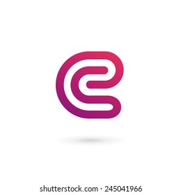 Letter C logo icon design template elements 