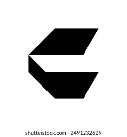 Letter C logo. Icon design. Template elements. Geometric abstract logos