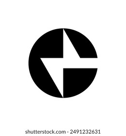 Logo de la letra C. Diseño de iconos. Elementos de Plantilla. Logos abstractos geométricos