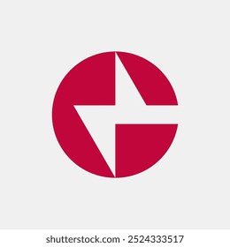 Letter C logo. Icon design. Template elements. Geometric abstract logos