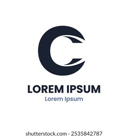 Letra C ícone de logotipo elementos de modelo de design . letra C design de logotipo . letra C ícone . letra C logotipo vetor
