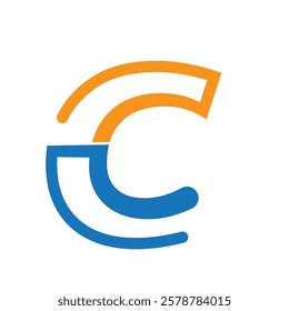 Letter C logo icon design template elements