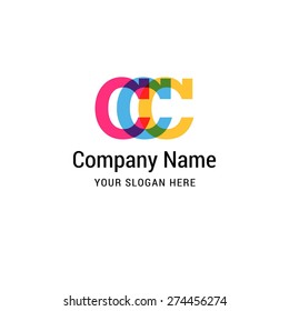 Letter C logo icon design | alphabet letter | Stylish typographic template elements | corporate identity