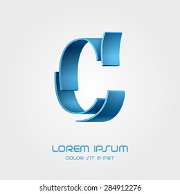 Letter C logo icon design template elements, Vector illustration Eps 10